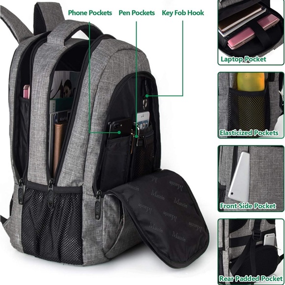 Matein Laptop backpack - Picture 3 of 4